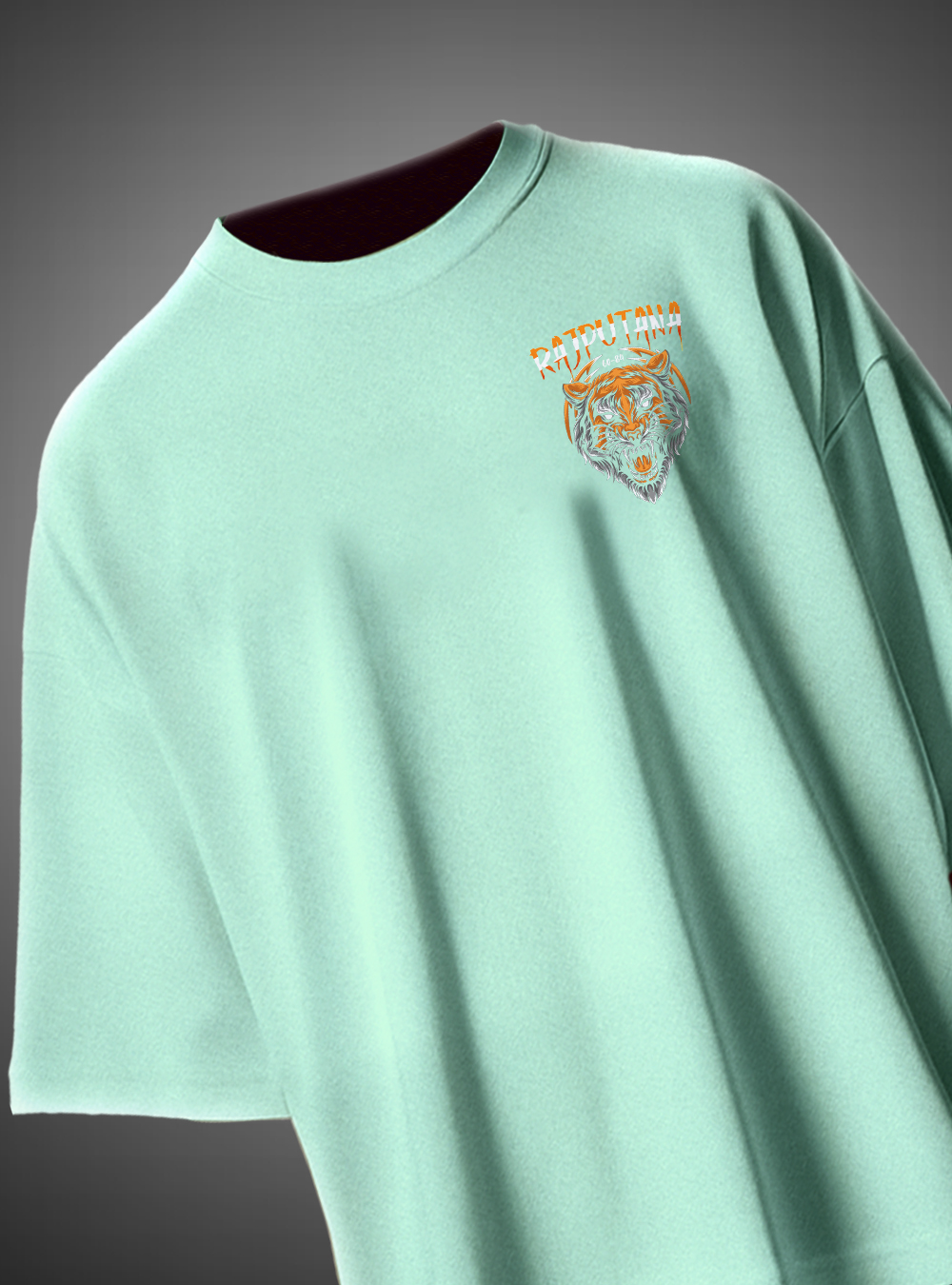 New Rajputana Printed Over Size T-Shirt - Image 4