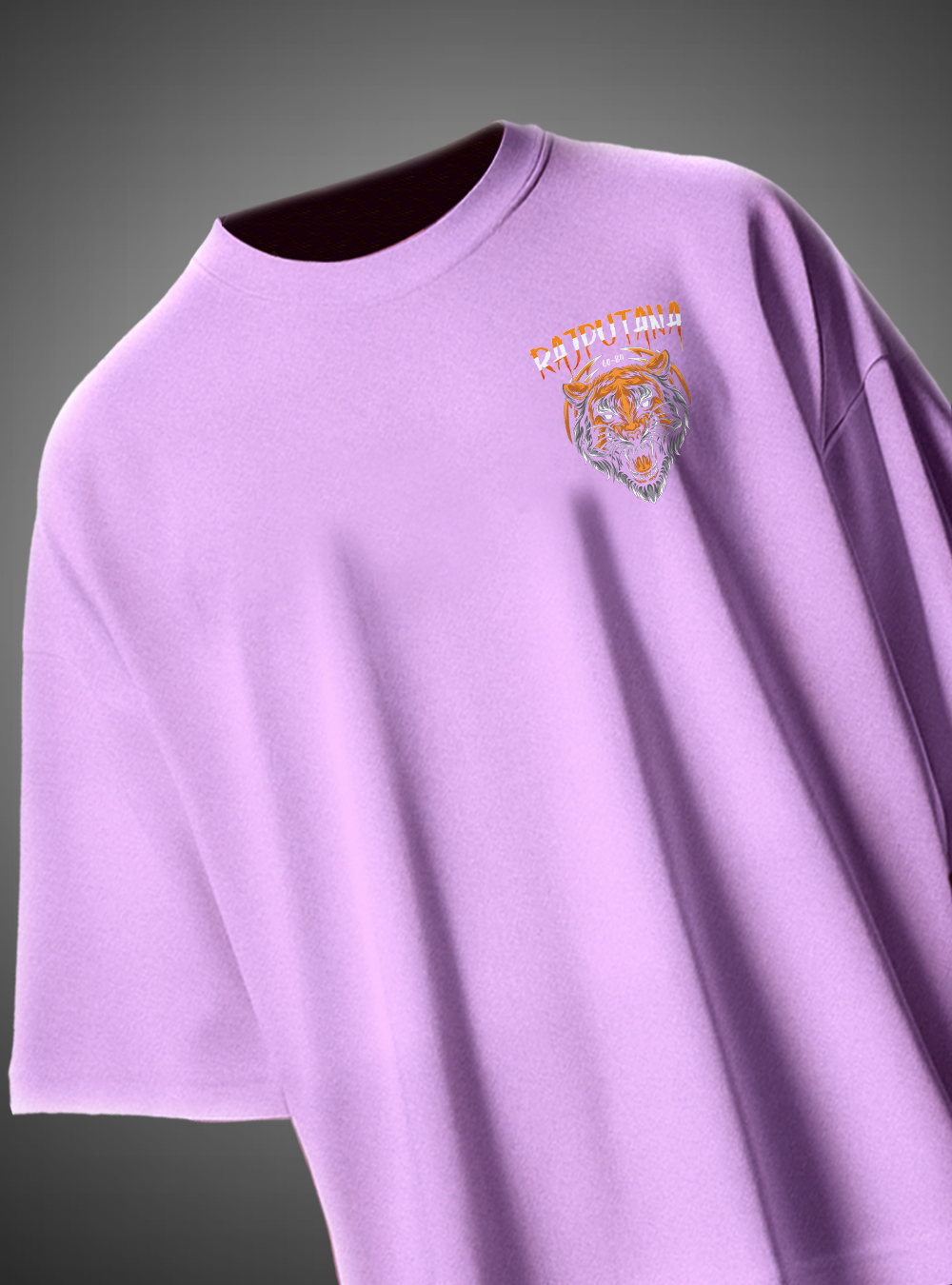 New Rajputana Printed Over Size T-Shirt - Image 6