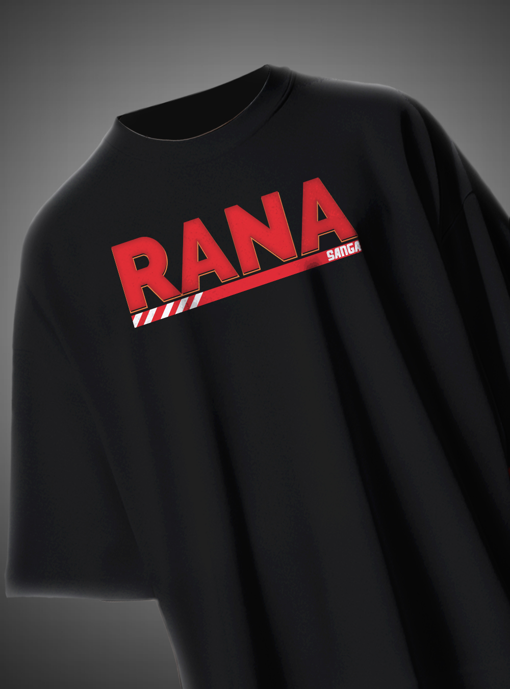 Rana Sanga Rajputana Oversized T-Shirt Warrior Design KSquaree Rajputana Collection