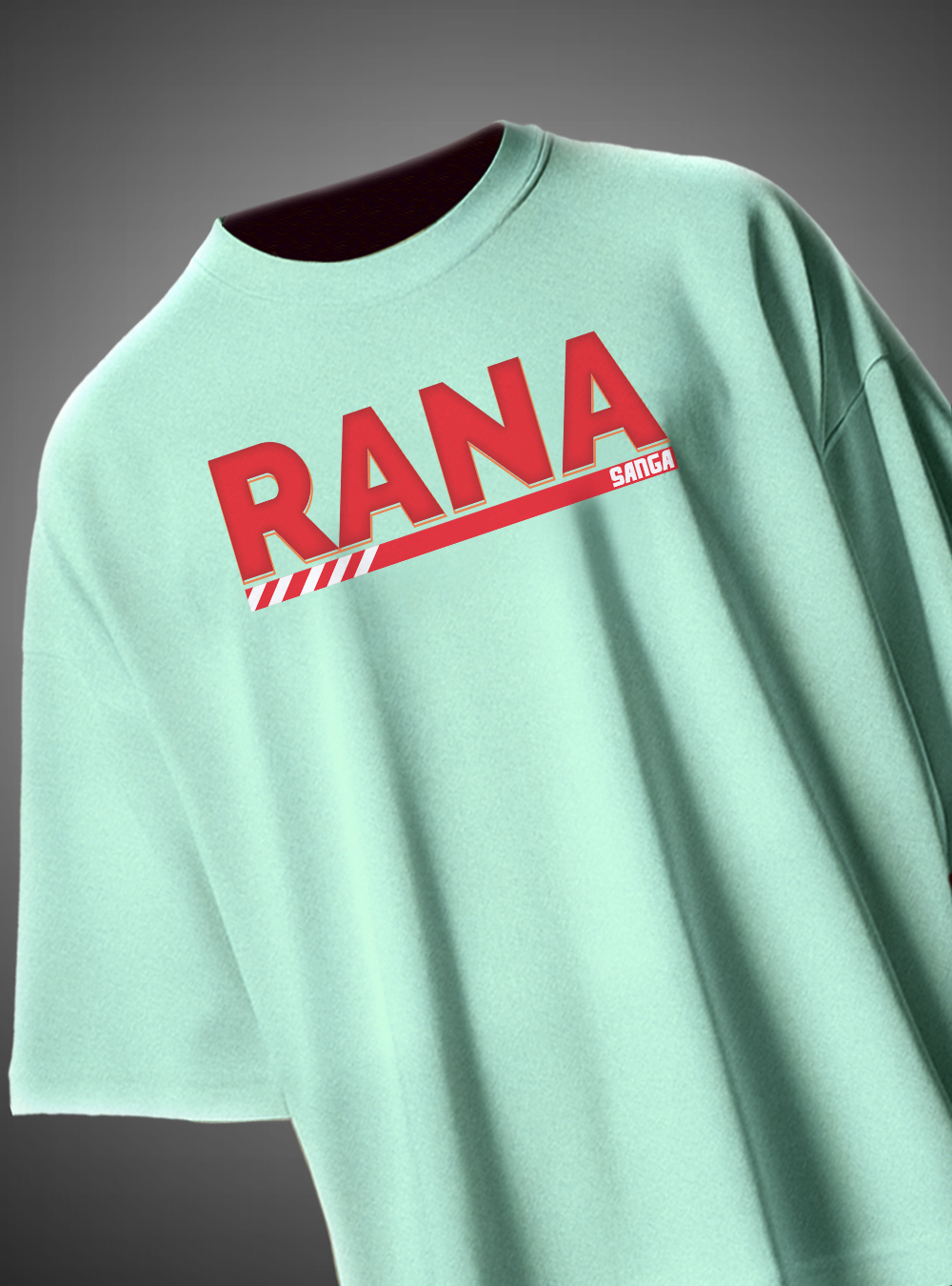 Rana Sanga Rajputana Oversized T-Shirt Warrior Design KSquaree Rajputana Collection