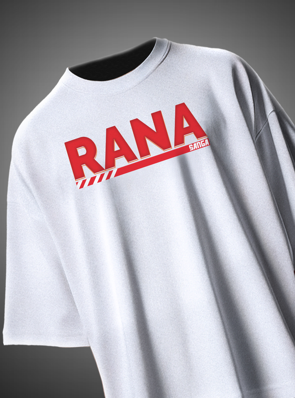 Rana Sanga Rajputana Oversized T-Shirt Warrior Design KSquaree Rajputana Collection