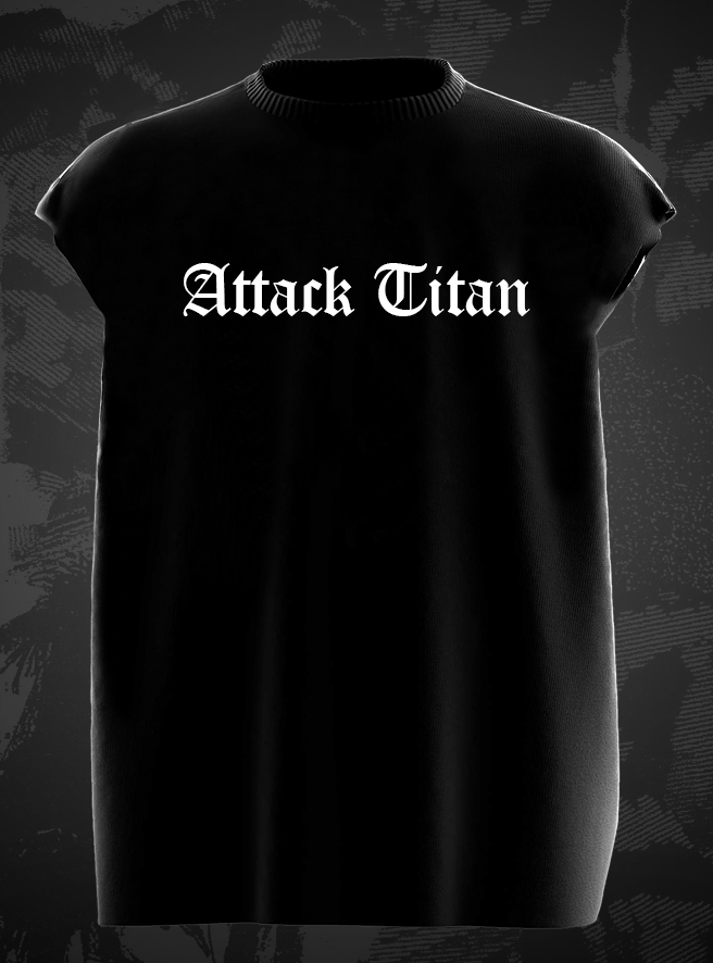 Attack on Titan Anime Gym Vest - Image 3