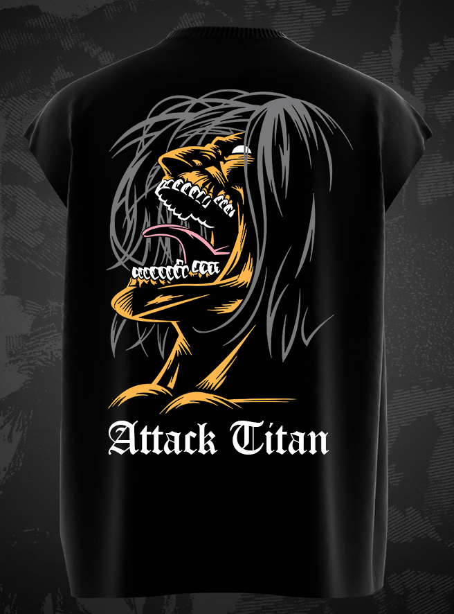 Attack on Titan Anime Gym Vest - Image 4