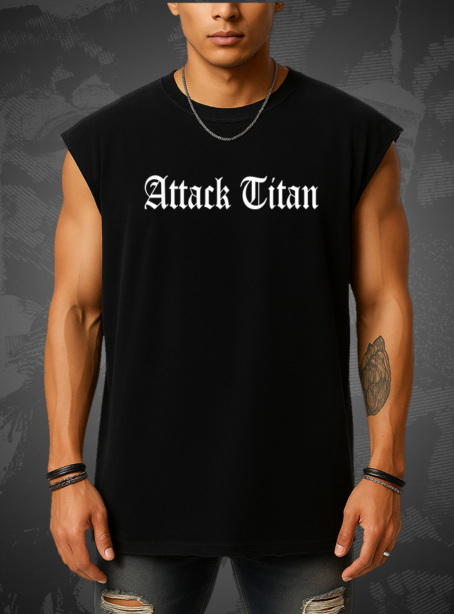 Attack on Titan Anime Gym Vest - Image 2