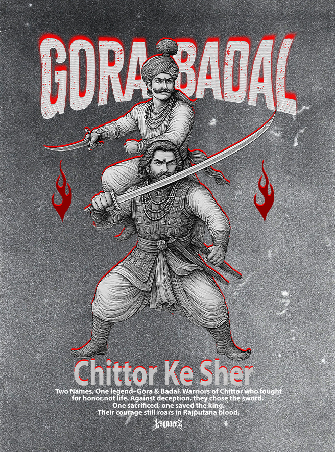 Gorabadal Premium Hoodie – Rajputana Warrior Inspired Design by KSquaree