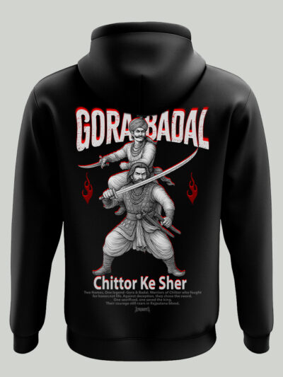 Gorabadal Premium Hoodie – Rajputana Warrior Inspired Design by KSquaree