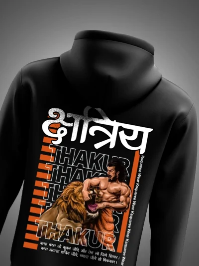 New Kshatriya Design Hoodie 2024 – Modern Rajput Warrior Hoodie by KSquaree