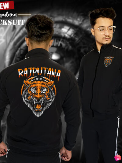 Tiger Face Rajputana Tracksuit - Bold Design