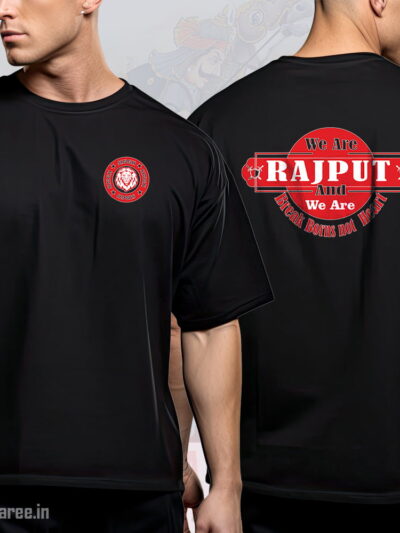 We Are Rajput Terry Cotton Over Size T-Shirt