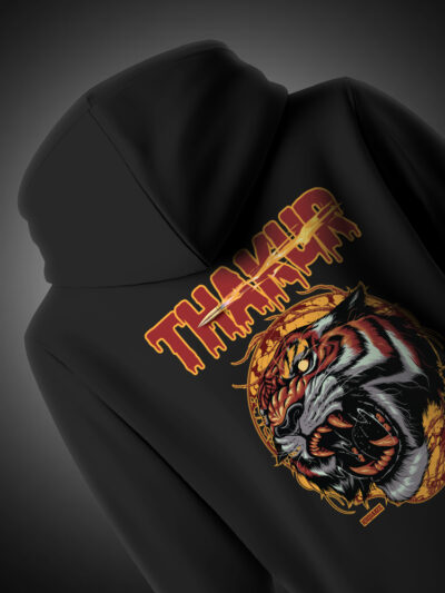 Thakur Goli Design Hoodie – Bold Rajput Goli Graphic in Streetwear Style
