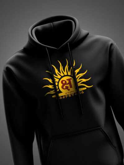 Fire Rajputana Hoodie – Fierce Rajput Heritage Design by KSquaree