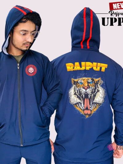 Tiger Face Rajput Printed Men's Sports Ns Upper With Honeycomb Net Inside.