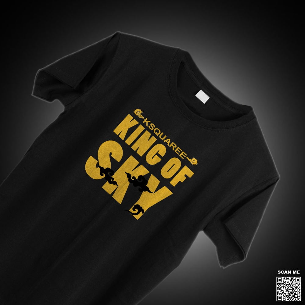 Flying Garuda King Of Sky Black Oversized T-Shirt | Bold Graphic, Premium Cotton Tee - Image 3