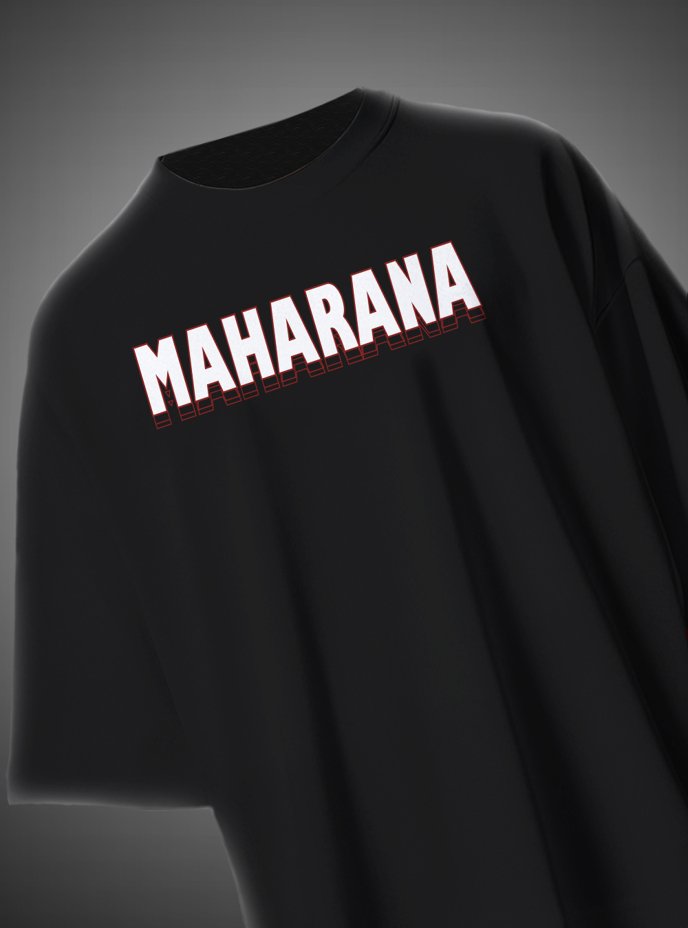 Maharana Pratap Rajputana Oversized T-Shirt Warrior Design KSquaree Rajputana Collection