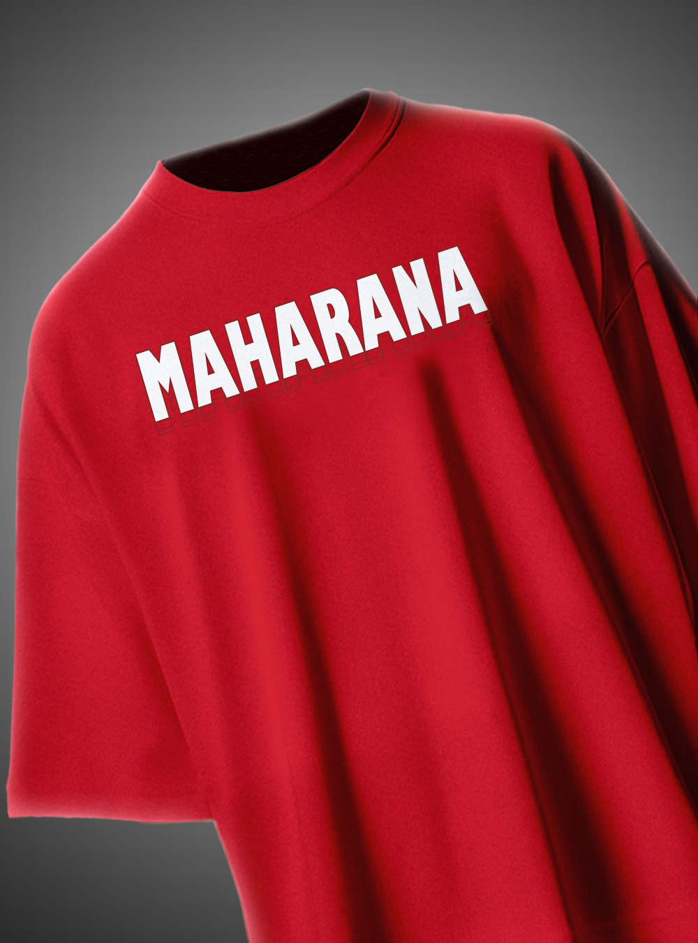 Maharana Pratap Rajputana Oversized T-Shirt Warrior Design KSquaree Rajputana Collection