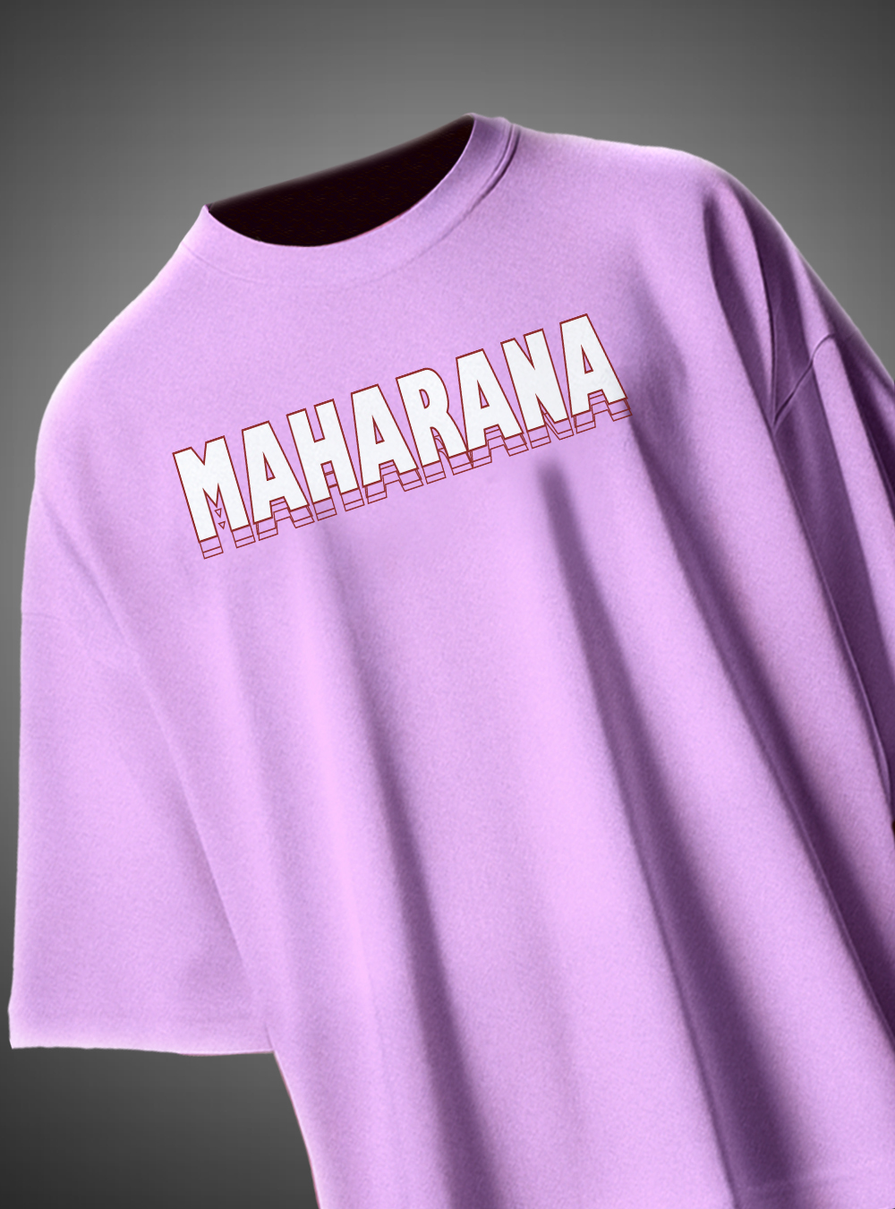 Maharana Pratap Rajputana Oversized T-Shirt Warrior Design KSquaree Rajputana Collection