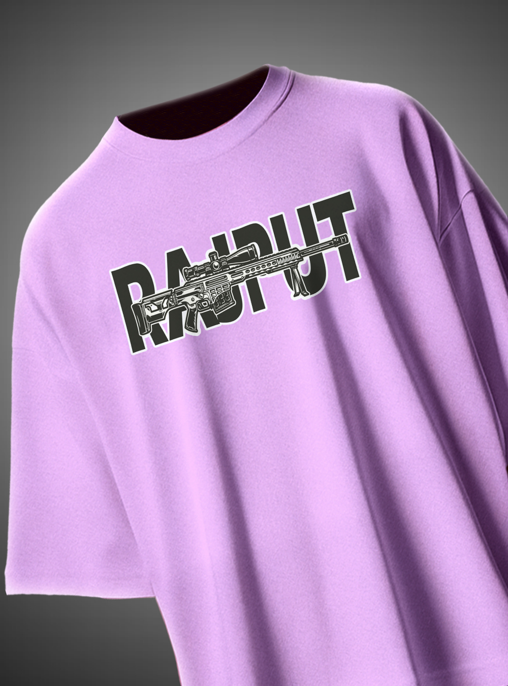 Rajputana Shield Oversized T-Shirt Royal Crest Design KSquaree Rajputana Collection