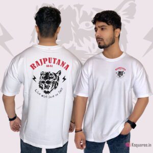 Rajputana Live With Love No Limit Terry Cotton Over Size T-Shirt