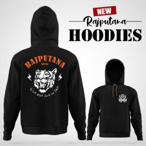 Rajputana Live With Love No Limit  Printed Hoodie