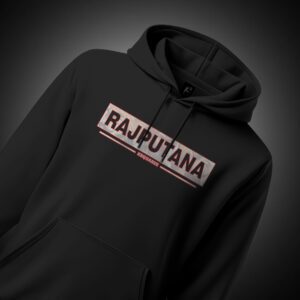Rajputana White Hoodie – Simple, Elegant Rajput Heritage