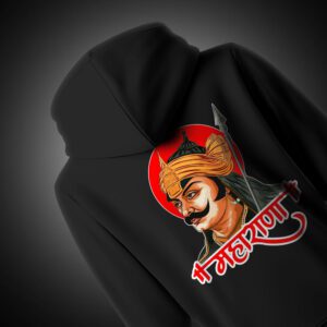 Maharana Pratap Hoodie - Custom Warrior Print | KSquaree.com