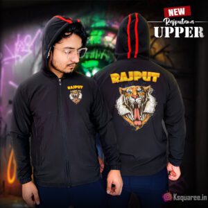 Rajput Tiger Face Upper - Bold and Fierce Design