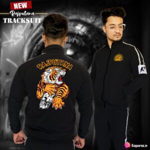 Tiger Skull Rajputana Tracksuit - Bold Warrior Design