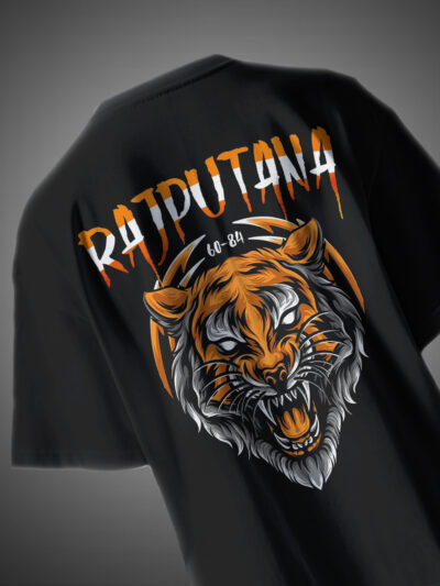 New Rajputana Printed Over Size T-Shirt