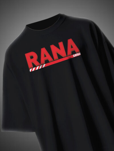 Rana Sanga Rajputana Oversized T-Shirt Warrior Design KSquaree Rajputana Collection