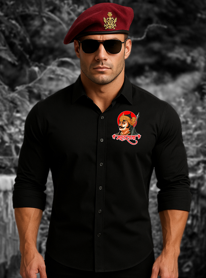 Maharana-Pratap-Design-Balck-Shirts