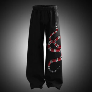 KSquaree Unisex Snake Art Oversized Cotton Sweatpants