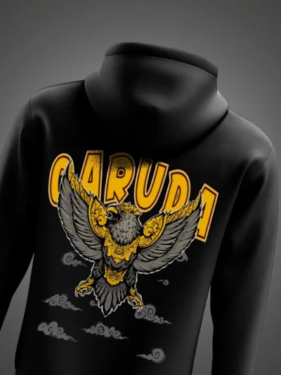 Fly Garuda Hoodie – Powerful Warrior Spirit Design by KSquaree