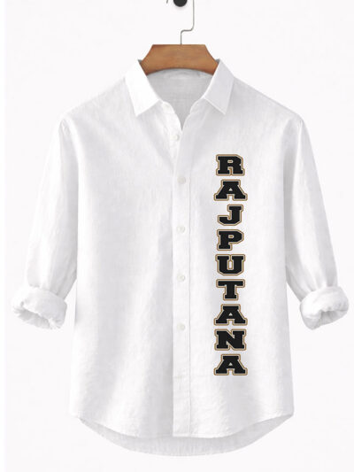 Tiger Rajputana White Shirt – Rajputana Collection