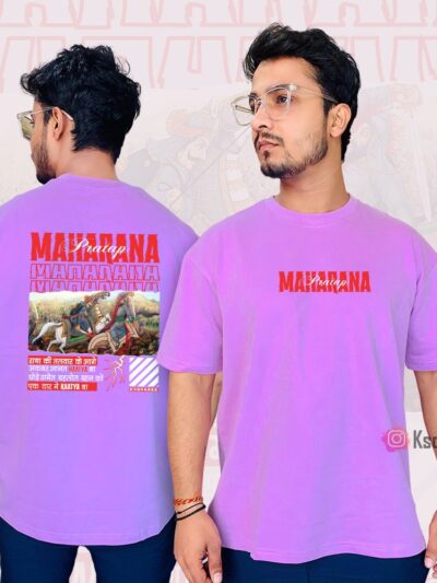 Maharana Pratap Printed Terry Cotton Over Size T-Shirt