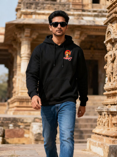 Maharana Pratap Hoodie – Rajputana Warrior Design by KSquaree