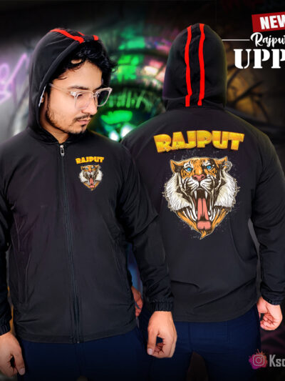 Rajput Tiger Face Upper - Bold and Fierce Design