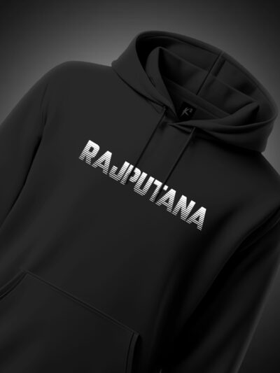 Rajputana DS-02 Hoodie – Bold Rajputana Heritage Design in Grey
