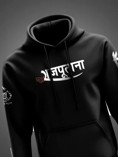 Thakur Legacy Premium Hoodie – Royal Rajputana Heritage Design by KSquaree