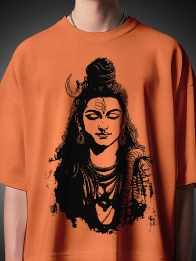 Meditating Lord Shiva oversize t-shirt by KSquaree
