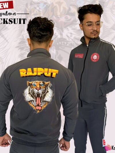 Tiger Face Rajput Printed Men's Sports Ns Tracksuit