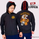 Tiger with Skull Rajputana Printed Men's Sports Ns Upper With Honeycomb Net Inside.