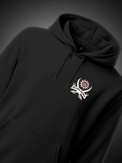 Veer Bhogiya Vashundhra Hoodie – Rajputana Valor & Bravery in Black
