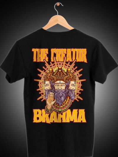 The Creator Brahma Oversize T-Shirt | Divine Design, Premium Cotton Unisex Tee