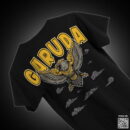 Flying Garuda King Of Sky Black Oversized T-Shirt | Bold Graphic, Premium Cotton Tee